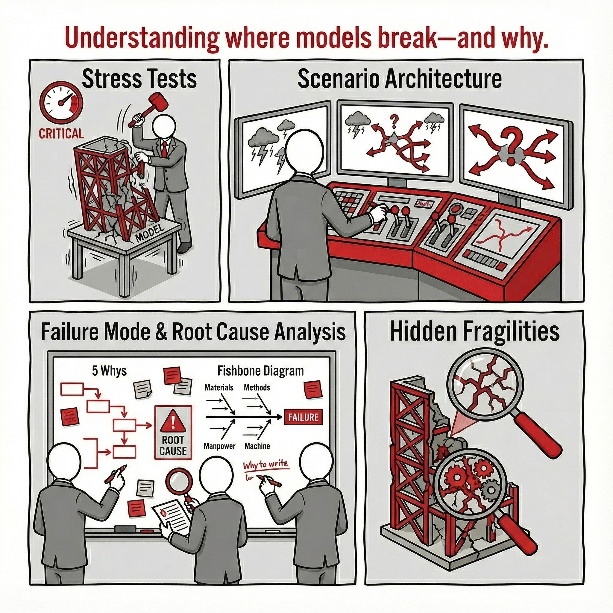 Icon: Model Stress Testing & Scenario Architecture