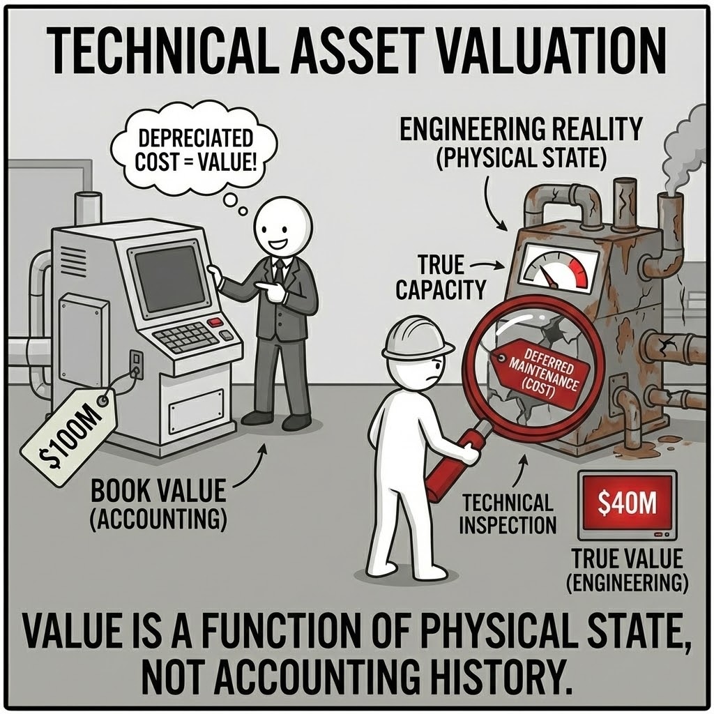Technical Asset Valuation Icon